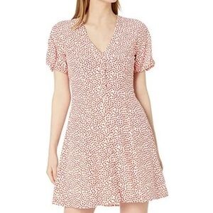 NWT Milly Heart Print Silk Aspen Dress